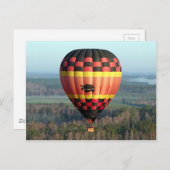 Carte Postale Ballon à air chaud 9 (Devant / Derrière)