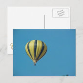 Carte Postale Ballon à air chaud dans l'Oberland bernois (Devant / Derrière)