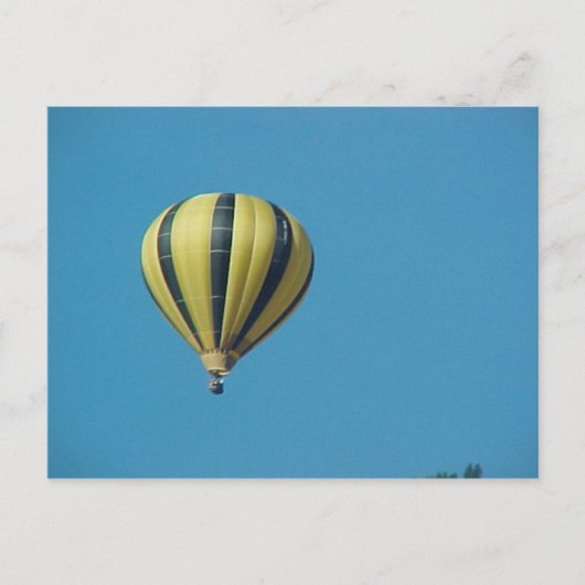 Carte Postale Ballon à air chaud dans l'Oberland bernois (Devant)
