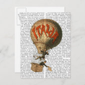 Carte Postale Ballon à air chaud Italia (Devant / Derrière)