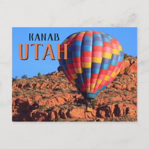 Carte Postale Ballon à air chaud Kanab Utah