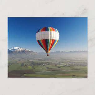Carte Postale Ballon à air chaud, près de Methven, Canterbury 3