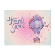 Ballon Aerien Floral Merci