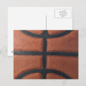 Carte Postale Ballon de basket (Devant / Derrière)