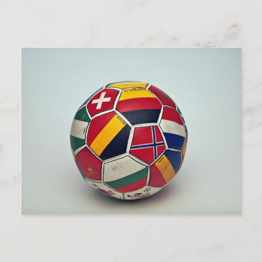 Carte Postale Ballon de foot (Devant)