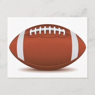 Carte Postale ballon de foot américain