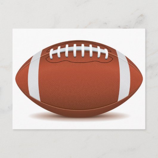 Carte Postale ballon de foot américain (Devant)