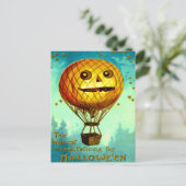 Carte Postale Ballon dirigeable Jack O' Lantern (Debout devant)