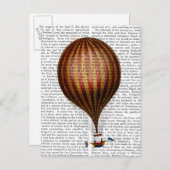 Carte Postale Ballon Royal Nassau à air chaud (Devant / Derrière)