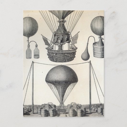 Carte Postale Ballons (Devant)