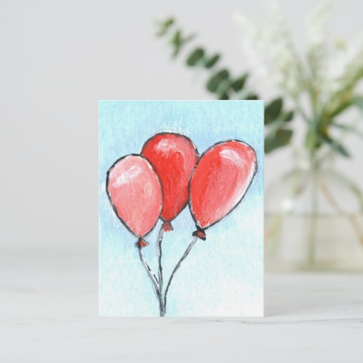 Carte Postale Ballons (Debout devant)