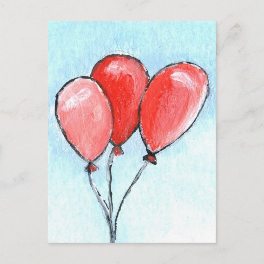 Carte Postale Ballons (Devant)