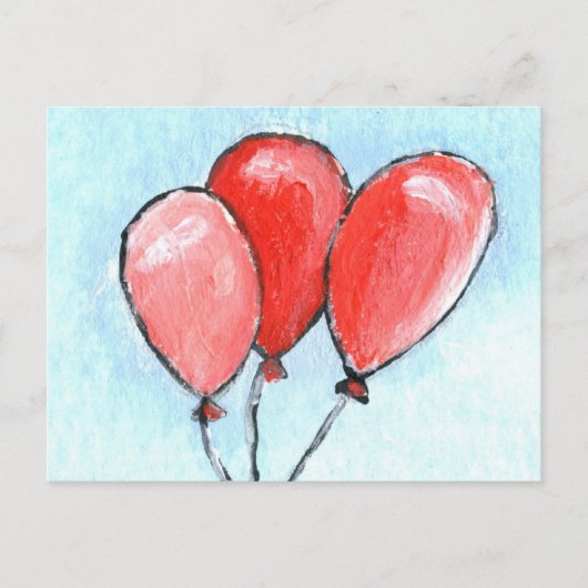 Carte Postale Ballons (Devant)