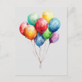 Carte Postale Ballons (Devant)