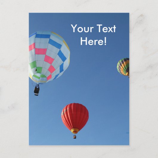 Carte Postale Ballons 3 (Devant)