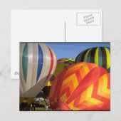 Carte Postale Ballons à air chaud (Devant / Derrière)