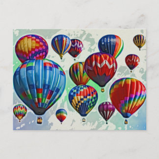 Carte Postale Ballons à air chaud