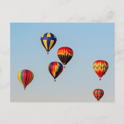 Carte Postale Ballons à air chaud (Devant)