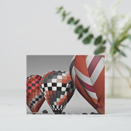 Carte Postale Ballons à air chaud (Debout devant)