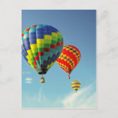 Carte Postale Ballons à air chaud (Devant)
