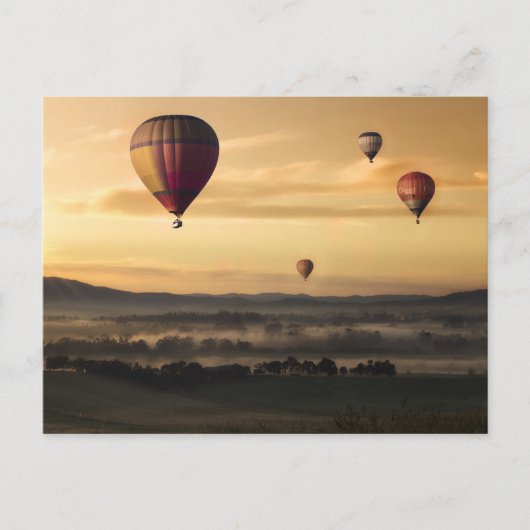 Carte Postale Ballons à air chaud (Devant)