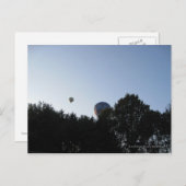 Carte Postale Ballons à air chaud (Devant / Derrière)