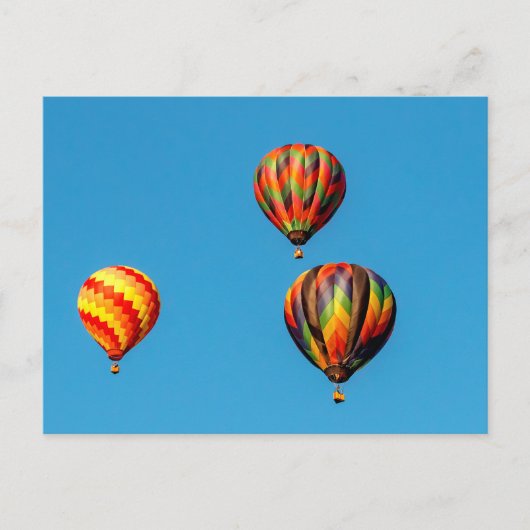 Carte Postale Ballons à air chaud (Devant)