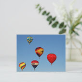 Carte Postale Ballons à air chaud (Debout devant)