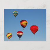 Carte Postale Ballons à air chaud (Devant)