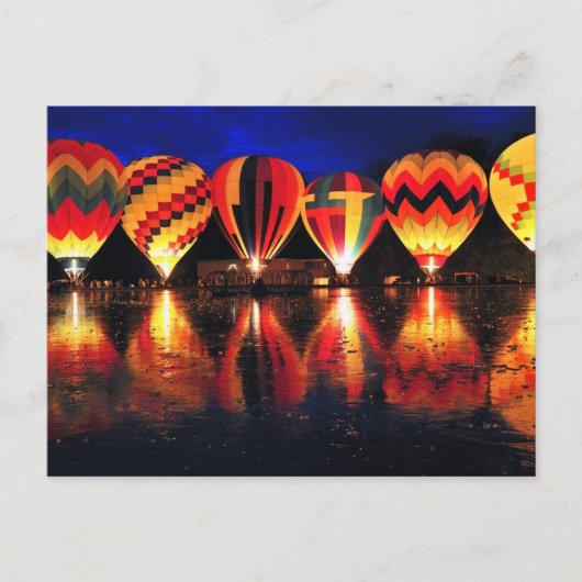 Carte Postale Ballons à air chaud (Devant)