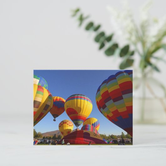 Carte Postale Ballons à air chaud (Debout devant)