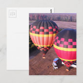 Carte Postale Ballons à air chaud 6 (Devant / Derrière)