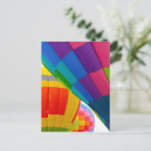 Carte Postale Ballons à air chaud aux couleurs vives (Debout devant)