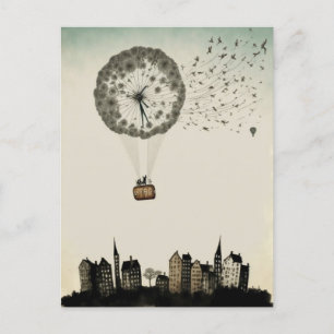 Carte Postale Ballons à air chaud Dandelion