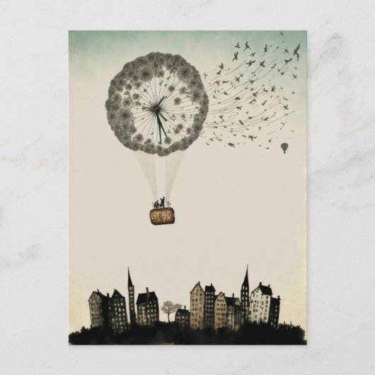 Carte Postale Ballons à air chaud Dandelion (Devant)