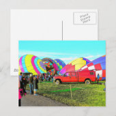 Carte Postale Ballons Art 4 (Devant / Derrière)