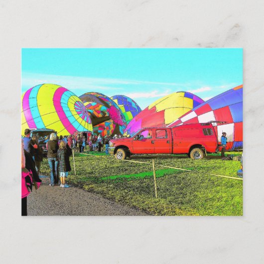 Carte Postale Ballons Art 4 (Devant)