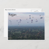 Carte Postale ballons bagan (Devant / Derrière)