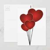 Carte Postale Ballons cardiaques (Devant / Derrière)