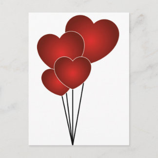 Carte Postale Ballons cardiaques