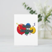 Carte Postale Ballons d'anniversaire (Debout devant)