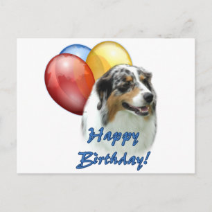 Carte Postale Ballons d'anniversaire australiens