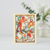 Carte Postale Ballons dans le ciel (Debout devant)