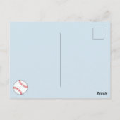 Carte Postale Ballons de baseball Anniversaire de enfant Photo M (Dos)