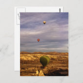 Carte Postale Ballons de Cappadoce (Devant / Derrière)