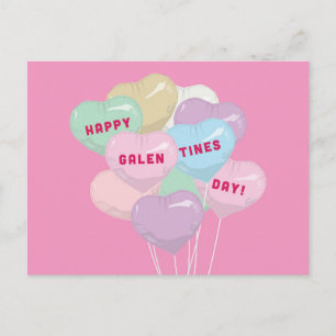 Carte Postale Ballons de conversation de Galentine - XOXO