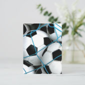 Carte Postale Ballons de foot (Debout devant)