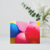Carte Postale Ballons de jeu colorés (Debout devant)
