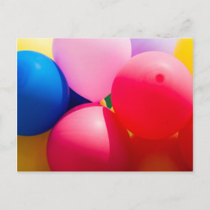 Carte Postale Ballons de jeu colorés