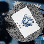 Carte Postale Ballons en bleu Delft personnalisable